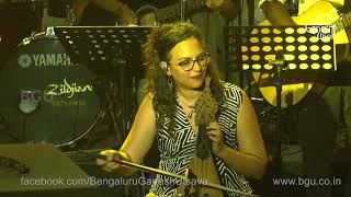 KONDYLIAS  Christina Polycarpou  Manju Drums Collectiive  61st Bengaluru Ganesh Utsava 2023 [upl. by Ogata192]