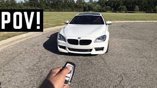 BMW 650i Gran Coupe POV Drive M Performance Exhaust [upl. by Ruyam]