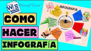 CÓMO HACER UNA INFOGRAFÍA EN WORD ✅ EN 5 MINUTOS✨ [upl. by Chevalier]