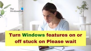 Turn Windows features on or off stuck on Please wait [upl. by Noonberg619]