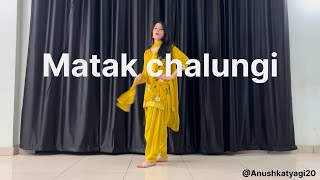 Sapna Chaudhary  Matak Chalungi  Dance video  Anushka Tyagi  New Haryanvi Song [upl. by Naryk88]