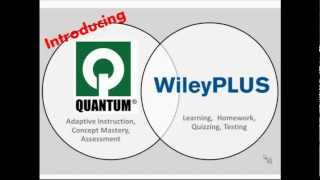 WileyQuantum Adaptive Learning and Assessment Software Overview [upl. by Matusow538]