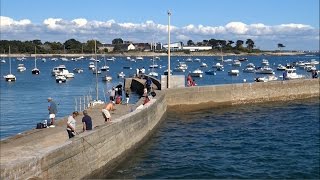 Digue de Lomener  Petit Port de Pêche et Bonne Ambiance  Bretagne  Morbihan  France [upl. by Marian]