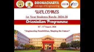 Dronacharya College of EngineeringOrientation ProgramBatch 20242028 [upl. by Milda]