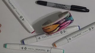 Transfer Your Own Drawing onto a Polymer Clay Bracelet [upl. by Kihtrak]