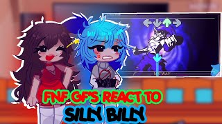 FNF GF AU React To Silly Billy  Bonus Video  Hit Single  Nene Vs Cassandra  Friday Night Funkin [upl. by Swan]