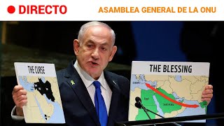 ONU NETANYAHU dice que ISRAEL quotBUSCA LA PAZquot ANTE la ASAMBLEA GENERAL  RTVE Noticias [upl. by Haleemaj]