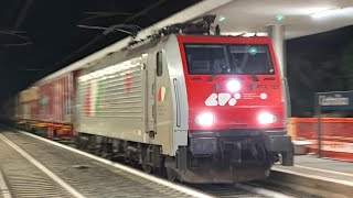 I TRENI NOTTURNI SPECIALI DELLESTATE 2024 IN TRANSITO ALLA STAZIONE DI CATTOLICA [upl. by Miharba]