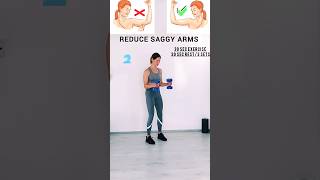 Exercises to Reduce Saggy Arms 💪motivation losefatathome exerciseathome loseweigth losebodyfat [upl. by Llemrej800]