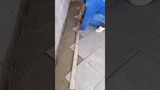 Teach beginner craftsmen Easy way to cut ceramic tiles at 45 angles [upl. by Rinaldo788]