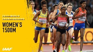 Womens 1500m Final  IAAF World Championships London 2017 [upl. by Perretta289]