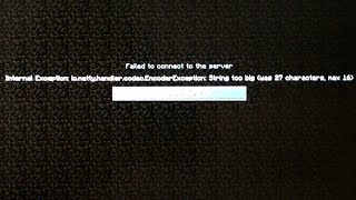 Minecraft failed to connect to the server [upl. by Abelard]
