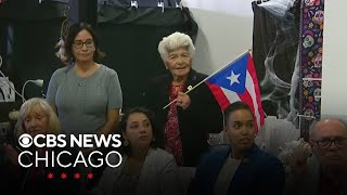 Chicago Puerto Rican residents react to racist joke made at Trump rally [upl. by Volin250]