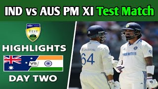 INDIA VS AUSTRALIA PM 11 TEST DAY2 HIGHLIGHTS  इंडिया ने ऑस्ट्रेलिया को 6 विकेट से हराया [upl. by Ayatahs665]