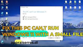 FIX WINDOWS 11 CANT RUN THIS PC [upl. by Akienaj948]