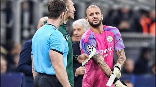 Ederson injured Bravo red card amp Kyle Walker is Man City’s new goalkeeper 😱 [upl. by Fulbright]