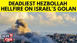 Israel Vs Hamas  Ten Dead In Rocket Attack On IsraeliOccupied Golan  Hezbollah Vs Israel  N18G [upl. by Silden624]