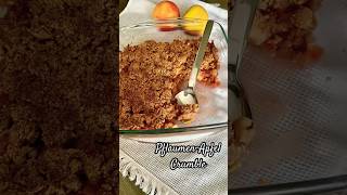 PflaumenApfel Crumble mit Mandelmus [upl. by Nerwal]