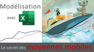 Excel  Réaliser des prédictions grâce aux moyennes mobiles [upl. by Jerroll472]