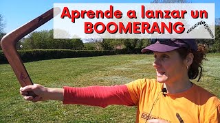 Cómo lanzar un boomerang  TODO lo que necesitas saber ✌️ [upl. by Gardener410]