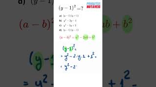 Produtos Notáveis Casos Notáveis Multiplicação  Quadrado da Diferença de dois termos matemática [upl. by Arella]