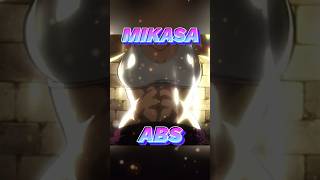 mikasa abs calisthenics routine 🔥 [upl. by Inahc]