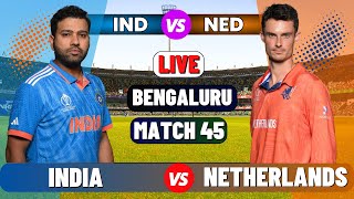 Live IND Vs NED ICC World Cup 2023  Live Match Centre  India Vs Netherlands  1st Innings [upl. by Birgitta661]