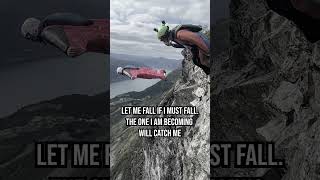 Resilience in Every Fall wingsuit inspiraion nevergiveup [upl. by Oinigih365]