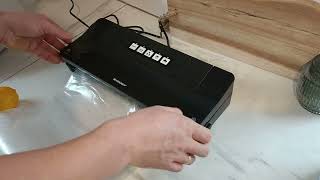 Pakowarka próżniowa SilverCrest SV 125 c3 LIDL  VACUUM SEALER SV 125 C3 Szybki tutorial tutorial [upl. by Ainivad425]