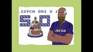 C64 One File Demo Sachy 50  Happy Birthday by BOOM Fancy Rats 18 September 2024 [upl. by Mond411]