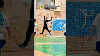 😬 Jumping handballskills handballgoalkeeper handball handballplayer skills jump athlete [upl. by Ramed]