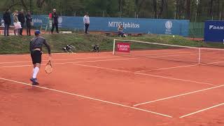 Bautista Agut serve practice 2019 munich bmw Open [upl. by Cockburn]