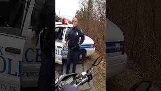 Angry cop tells biker to stop recording him 😡 kenny1020304050 [upl. by Ariela]