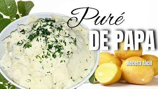 🥔🍽️🍃 PURÈ DE PAPAFacil y rápido DesdeCasaconJuly 🍃🍽️🥔 [upl. by Anis]