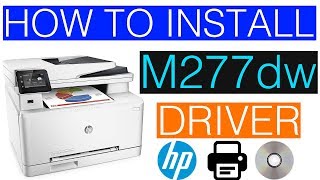 How to install HP Color LaserJet Pro MFP M277dw In Windows [upl. by Lodhia137]