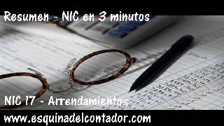 NIC 17  Arrendamientos Resumen en 3 minutos [upl. by Naux106]