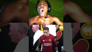 Speed reacts to Antony 💀🔥 shorts ishowspeed ronaldo antony [upl. by Cristy]