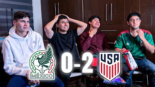 MEXICANOS REACCIONAN A LA FINAL MEXICO VS USA DE LA NATIONS LEAGUE [upl. by Cyprio]