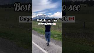 Best Places to See Calgary to Fernie BC🇨🇦 alberta travelshorts viralvideo canada [upl. by Ahsatal913]