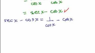 Prove Basic Trig Identities Part 1 [upl. by Cornia362]