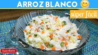 Arroz blanco receta básica  Cocina de Addy [upl. by Loginov]