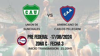 UNION DE SUNCHALES vs AMERICANO DE CARLOS PELLEGRINI [upl. by Rekyr]