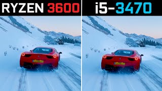 RYZEN 5 3600 vs i53470 Test in 10 New Games [upl. by Esiahc13]