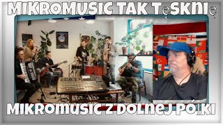 MIKROMUSIC Tak tęsknię Mikromusic z Dolnej Półki  Official Acoustic Live Video  REACTION [upl. by Scever]