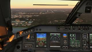 Msfs2020 Ultra Settings E175 Approach and Landing into ORDKORD [upl. by Nawed]