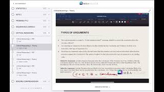 GMAT VERBAL Critical Reasoning example [upl. by Ronoel]