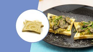 Koolhydraatarm Recept Toast Roerei Champignons  Protiplan Eiwit Dieet [upl. by Ramaj]