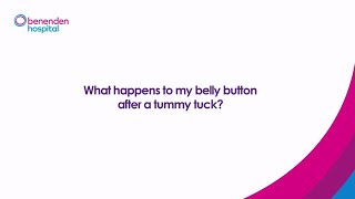 What happens to my belly button after a tummy tuck [upl. by Einnob541]