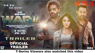 WAR 2 OFFICIAL TRAILER  Hrithik Roshan Jr NTR  Kiara Advani Alia Bhatt  war2 teaser bollywood [upl. by Dow]