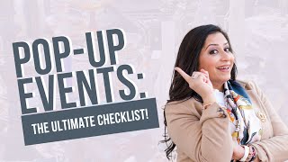 How to Organise Successful PopUp Events  POP UP SHOP amp VENDOR EVENT TIPS [upl. by Ivey84]